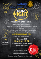 Annual Quiz Night WGC Rotary club