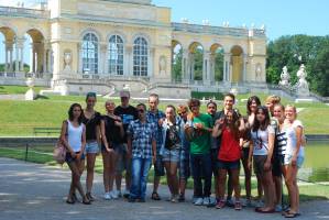 Group shot of participants on the Austrian Camp