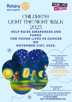 Childrens Light the night Walk in aid of Young Lives Vs Cancer