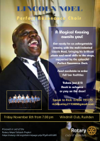 An evening with Lincoln Noel and the Perfect Resonance Choir