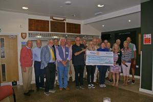 Cheque presentation to Longfield Hospice