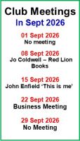 September meetings