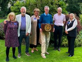 Prestwick visit to Ayr Rotary