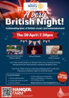 A Very British Night at Hanger Farm in aid of Minstead Trust--30th April