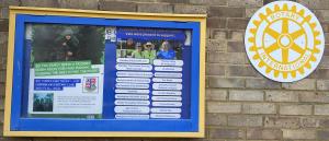 Woodley Town centre noticeboard