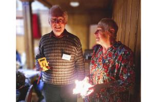 The Repair Caf&eacute; gets the lights on.