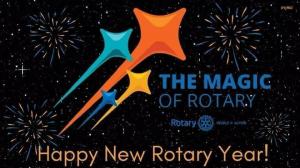 WELCOME TO THE NEW ROTARY YEAR