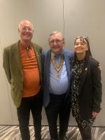 President David with Ian and Sarah.