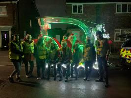 SANTA ON TOUR: FAIRBROTHER ESTATE AND BELVEDERE ROAD