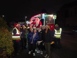 SANTA ON TOUR-WEEK 2 STARTS WITH A VISIT TO EARLESTOWN