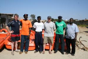 Rotarians and key personnel in Gambia
