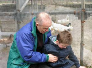 PE Bob with guest of our club at Greenmeadow Farm