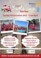 Plymouth Santa Fun Run 2025
