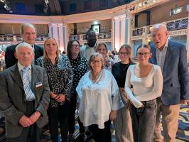 Representatives of St Machar Rotary at Civic Reception as guests of Powis Community Association