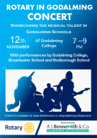 Concert showcasing the musical talent in Godalming schools