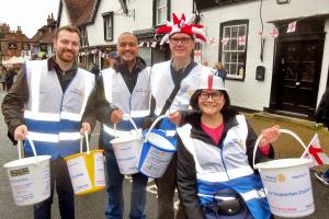 Volunteers at St Georges Day