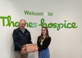 Crocus corns delivered to Thames Hospice