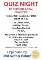 OUR ANNUAL CHARITY QUIZ