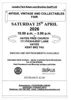 Antiques Vintage and Collectables Fair