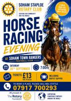 Race Night - Now Saturday 26th September