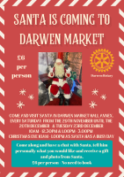 Santa's Grotto at Darwen Market 2025