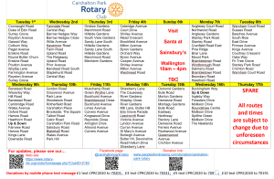 Roads Details - Santa Street Collections 2026 7pm - 9pm