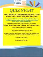 Charity Quiz Night