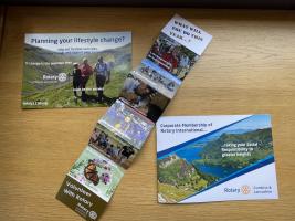 Rotary Cumbria & Lancashire leaflets