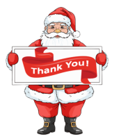 Santa says 'Thank You All'