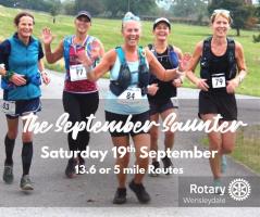 SEPTEMBER SAUNTER 19th  September 2026
