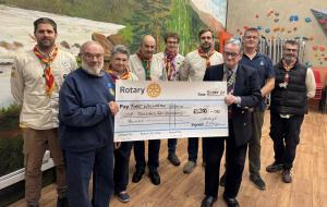 Rotary supports 1st Wellington Scouts