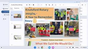 Knutsford Rotary 2023/24 - A Year to Remember