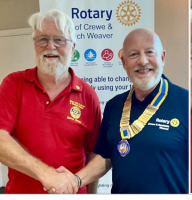 RECOGNISING THREE MEMBERS: MAURICE, MARTIN & PHILIP.