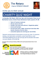 Charity Quiz Night