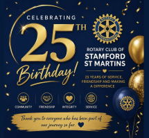 Charter night our 25th birthday