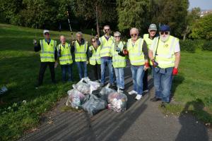 Our first litter pick - done!