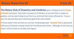 Rotary Shout Out #2