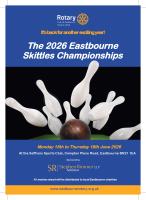 Eastbourne Skittles Championship in June each year