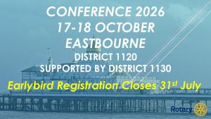 District Conference 2026/27 Registration Open