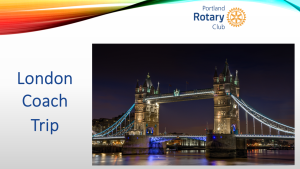 Coach trip to London