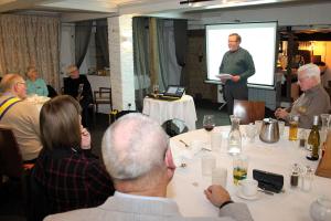 Speaker: Martin East spoke about his years in the Merchant Navy
