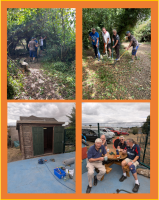 Rotary clean up at Stour View Academy