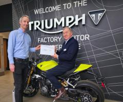  TWO ICONS, ONE MISSION:  TRIUMPH MOTORCYCLES PARTNERS WITH ROTARY INTERNATIONAL