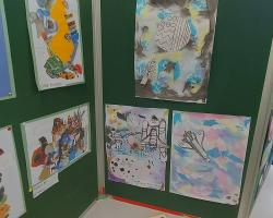Art Event at Thrupp Primary School