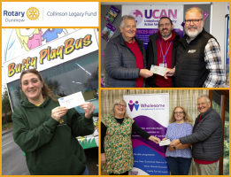 Donations to local organisations from the Collinson Legacy Fund