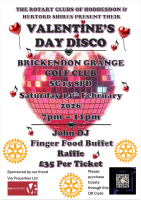 Valentines Day Disco 14th February