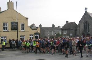 The start in Grove Square Leyburn