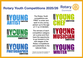 Dunmow Rotary Youth Competitions 2025/26