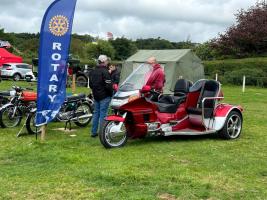 Organising Rotating Wheels fundraising and community event, cars, tractors and other vehicles - West Lakeland Rotary Club.  Image courtesy GMS.