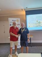INDUCTION OF PRESIDENT 2025/26 IAN LURCOCK